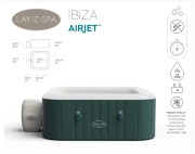BESTWAY 60015 Lay-Z-Spa Ibiza VIIII